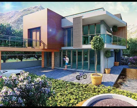 Exterior 03 – ویلای مدرن